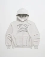 Madhappy California Lightweight Fleece Zip Up Hoodie