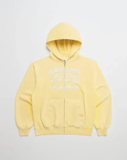 Madhappy California Lightweight Fleece Zip Up Hoodie